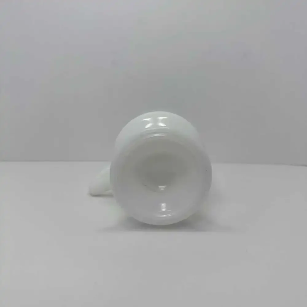 Walt Disney World Dad White Milk Glass Footed Mug Gold Design Vintage Disney